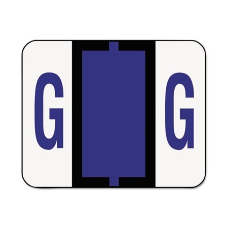 Smead Smead, A-Z COLOR-CODED END TAB FILING LABELS, G, 1 X 1.25, WHITE, 500/ROLL 67077